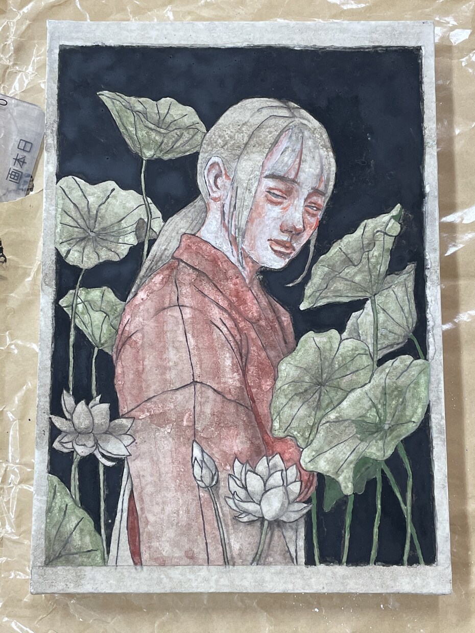 インテリアなど飾ることのできる日本画を描きます 日本画の似顔絵やイラストを飾ったりプレゼントしてみませんか！ イメージ6
