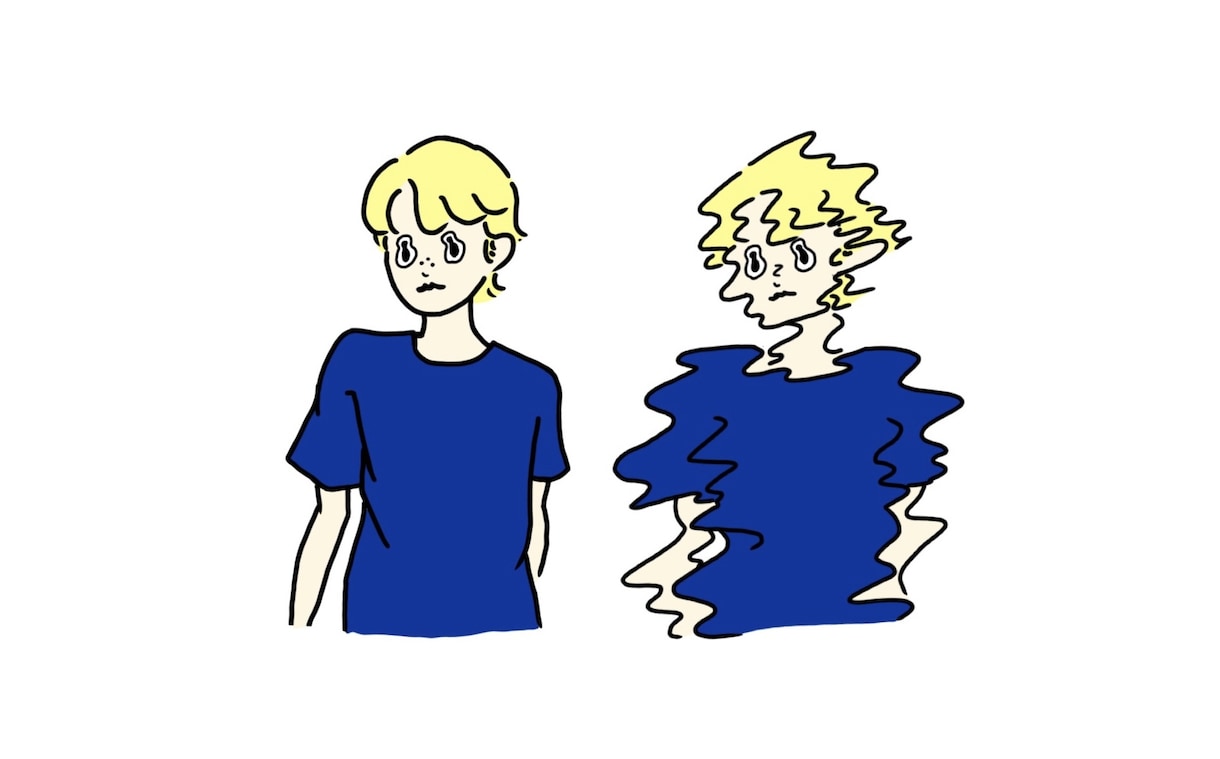 2枚セットのかわいいなみなみイラスト作成します アイコンやグッズ化にピッタリ！2枚のイラストがセットです♪ イメージ1