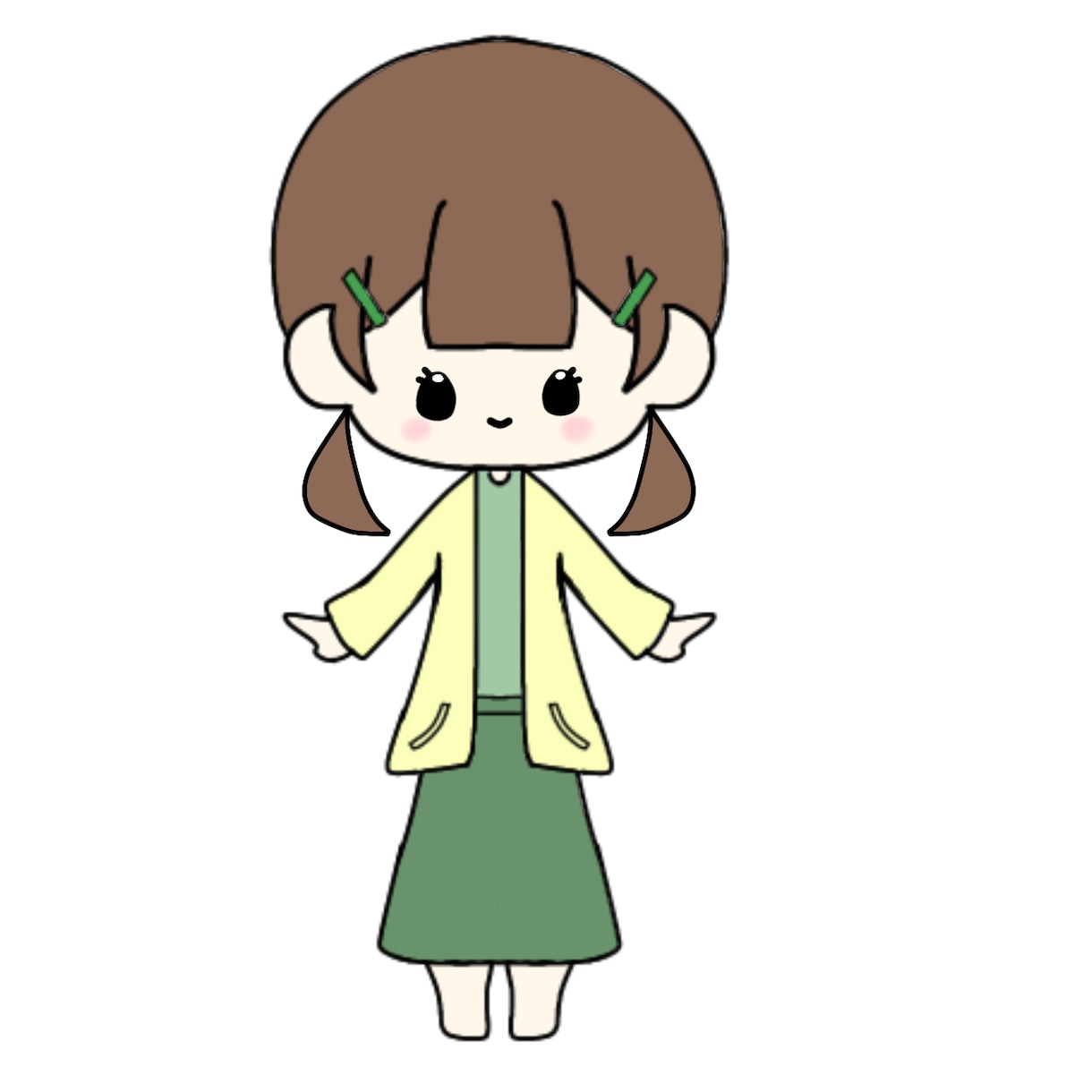 アイコンを描きます アイコンなどに使えるミニキャラを描きます イメージ1