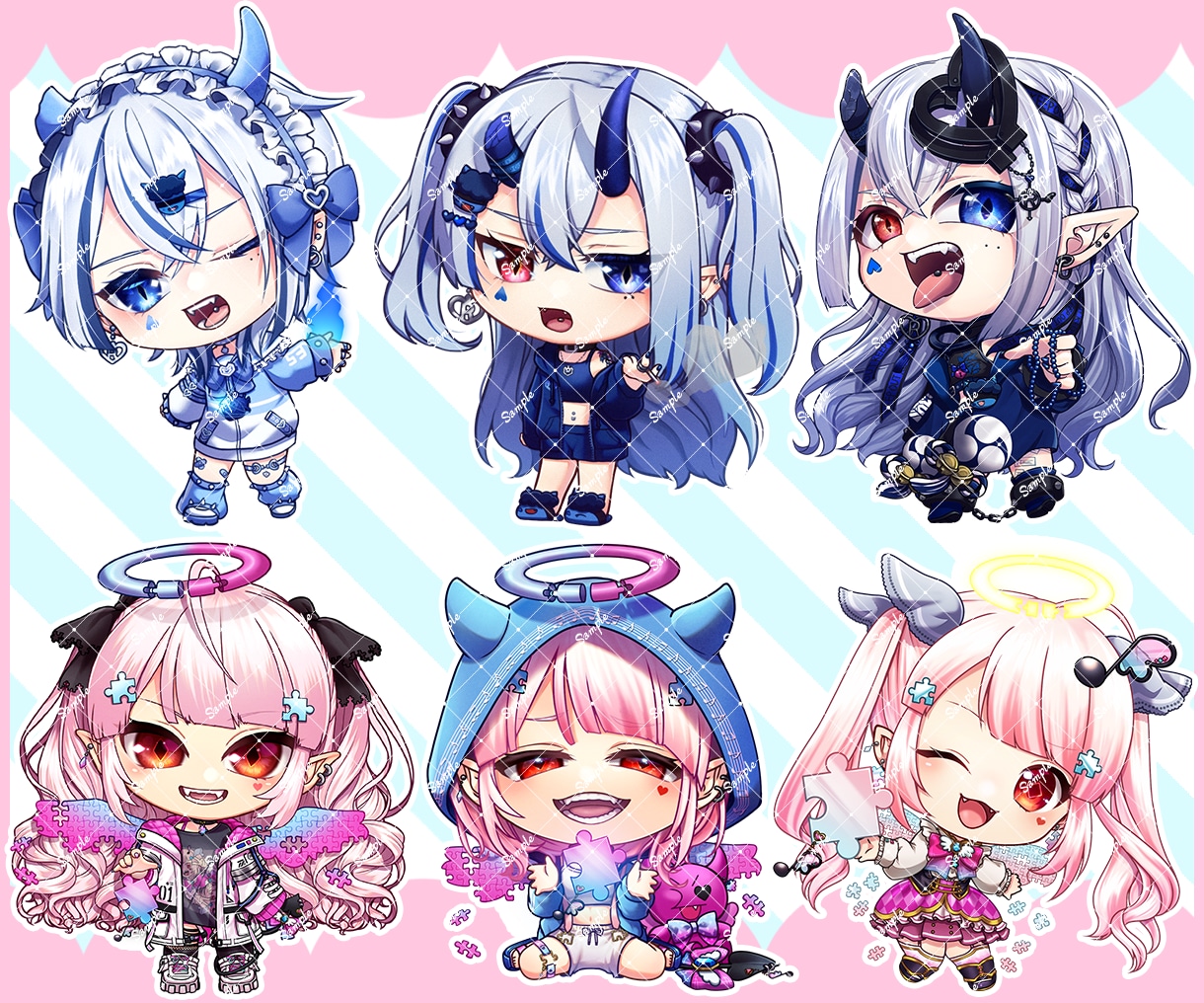 デフォルメイラストお描きします かわいいあなただけのミニキャラを！ イメージ2