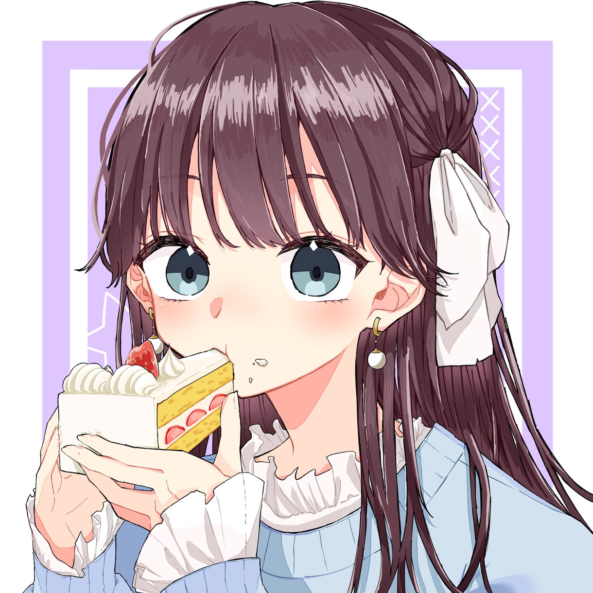 ご希望に沿った【SNS用アイコン】描きます ☆何度でも修正可能☆お気軽