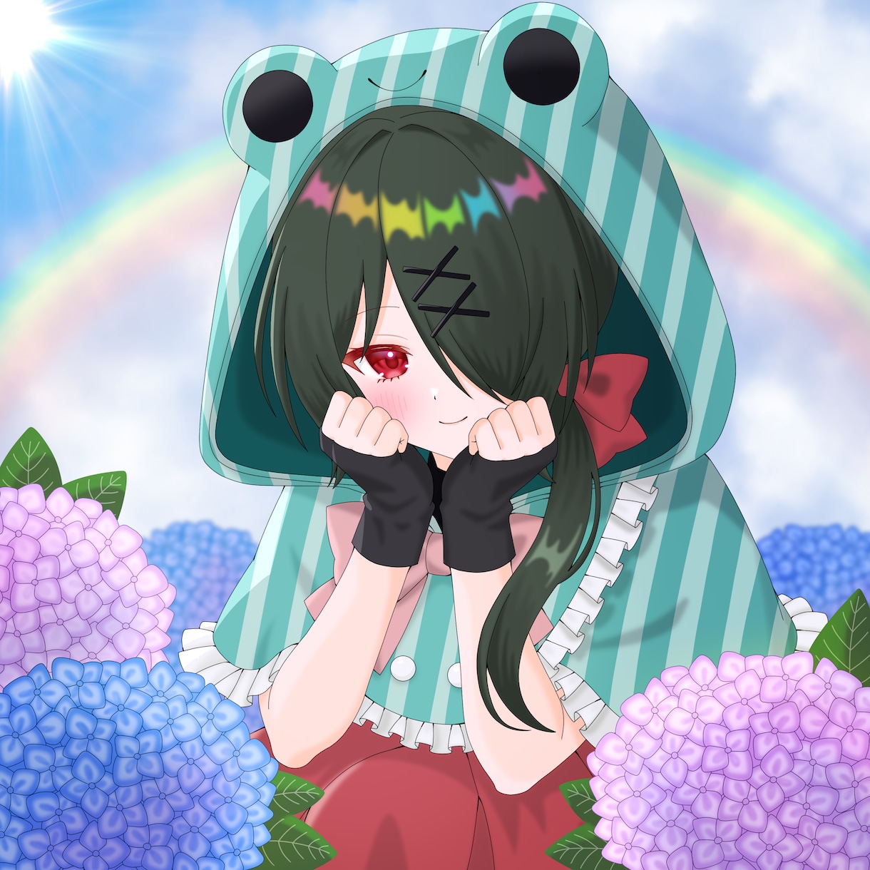 商用無料！目を引くかわいい女の子のイラスト描きます 二次利用無料！AI不使用！映えるイラストを制作します！ イメージ4