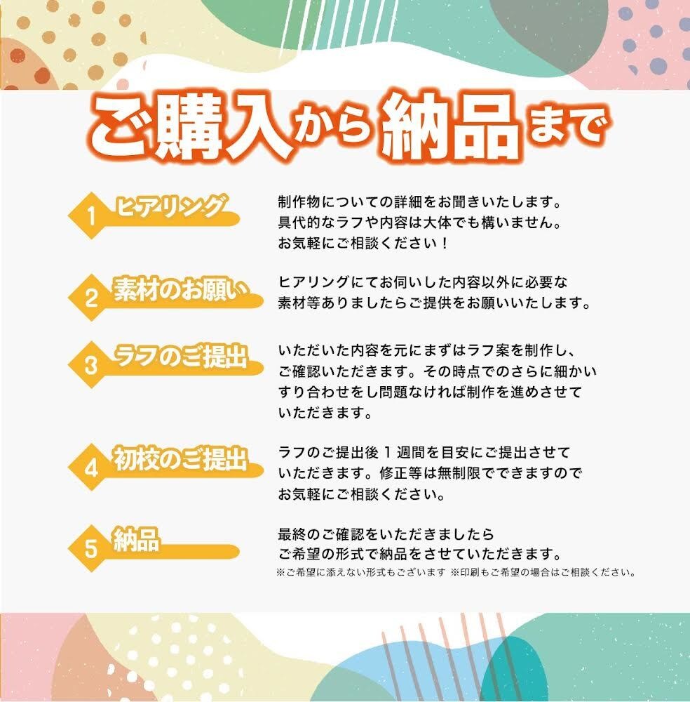 現役デザイナーが作るフライヤー、メニュー承ります 現役のデザイナーが作る、需要に合ったデザインを致します イメージ3