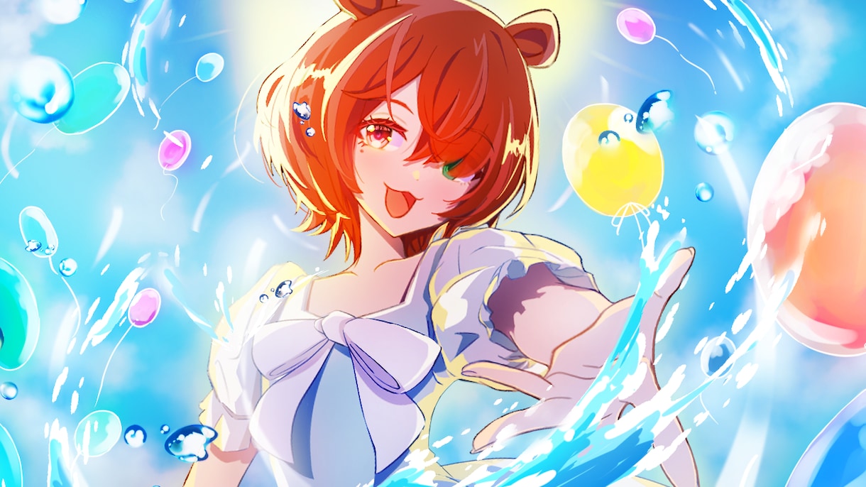 Vtuberさん向けのイラスト制作します ちょっとした記念日などにおすすめです イメージ7