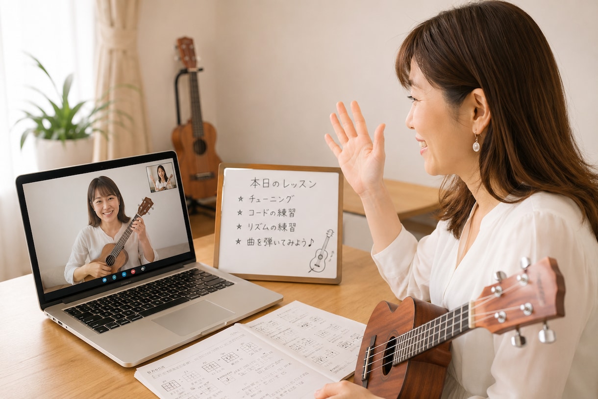ウクレレを弾きたい方のスタートアップします ウクレレで皆んなを癒す新しい趣味をスタートしませんか♪ イメージ6