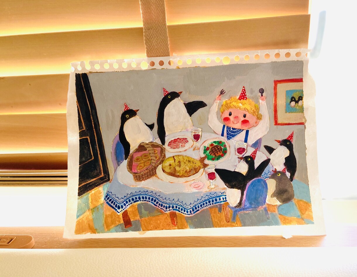 オリジナルの可愛いイラスト制作いたします お祝いのプレゼントや記念品に是非お使いください イメージ4