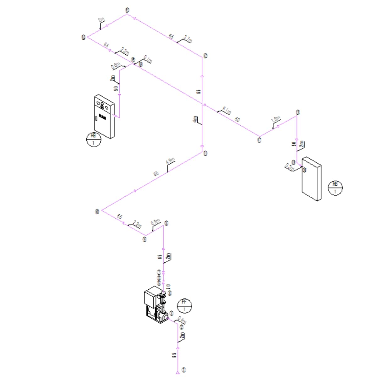 RebroでBIMモデル・3D部材を作成します （空調換気設備・衛生設備・消火設備） イメージ7