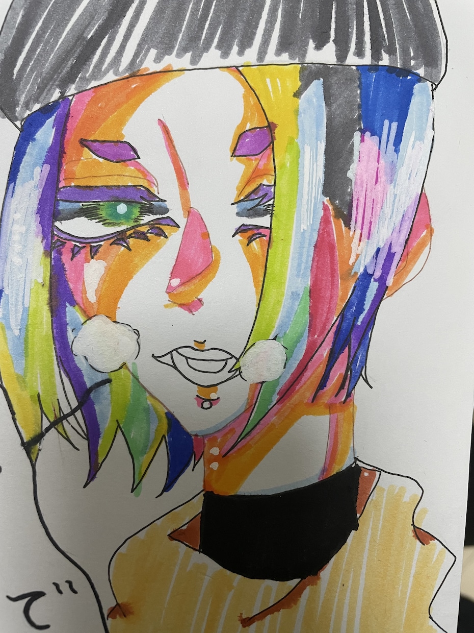 好きなキャラクターを独特な絵柄で書きあげます 貴方の推しキャラを独特の色使いや絵柄で書きあげます._. イメージ6