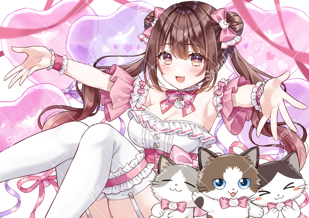 企業実績あり！オリジナルの立ち絵をお描きします TRPGやゲームや動画のキャラクターデザインをしてほしい方に イメージ5