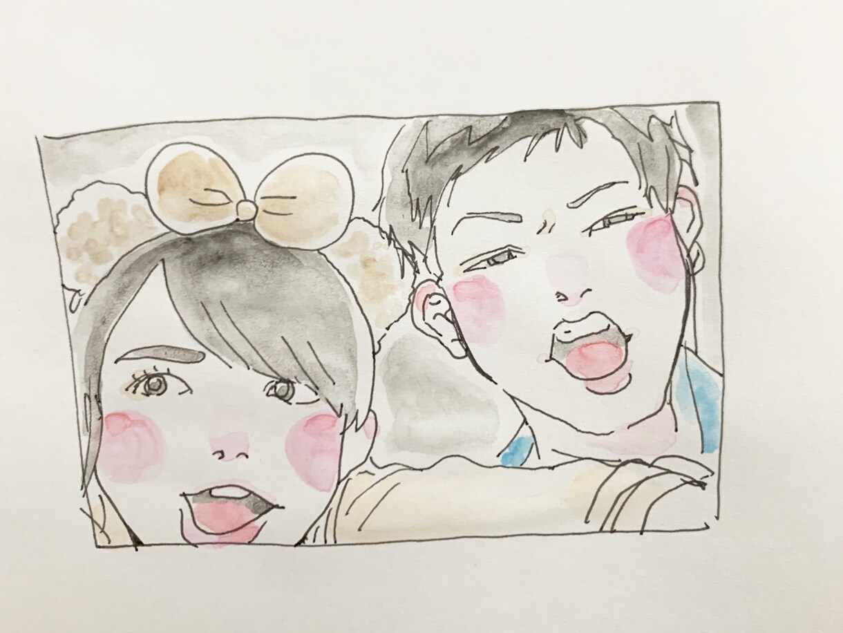 何気ない一コマを、柔らかな水彩画にします 思い出の瞬間を小さな幸せインテリアに。 イメージ3