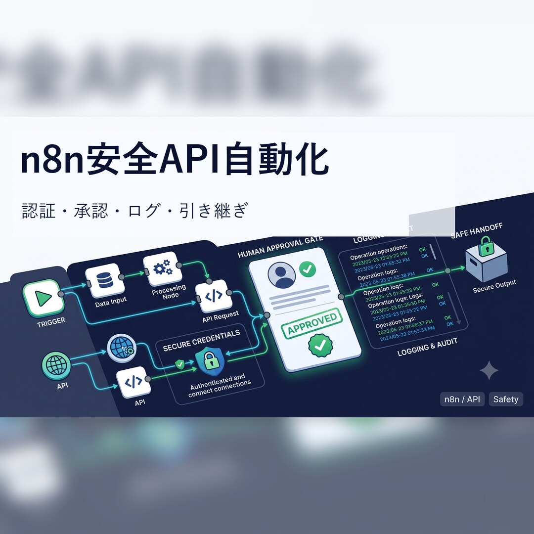 AIで業務自動化の仕組みを構築します 承認・ログ確認つきで日々の定型作業を効率化します イメージ1