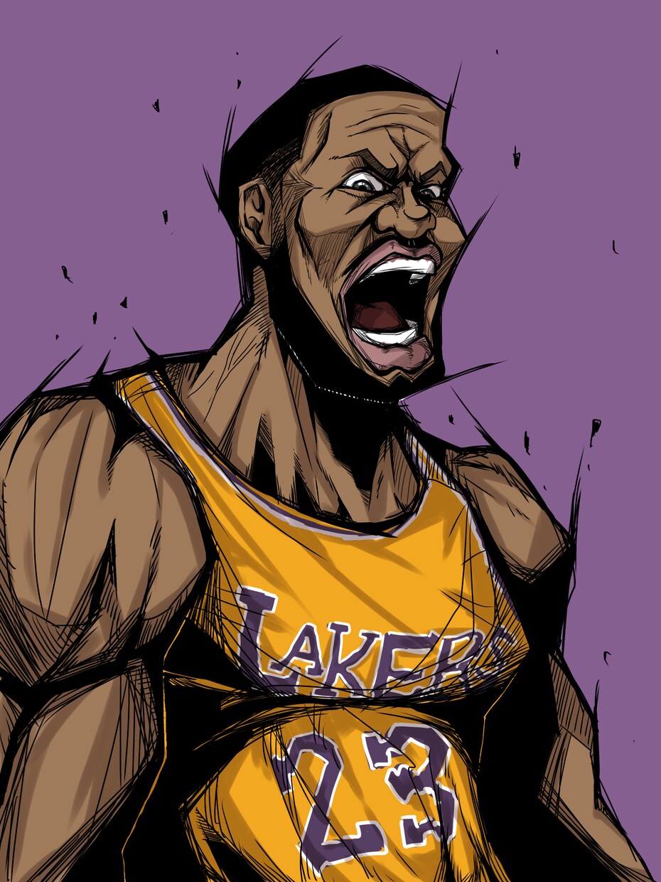 NBA選手のイラスト描きます お気に入りのNBA選手をクールに仕上げます！！ イメージ2