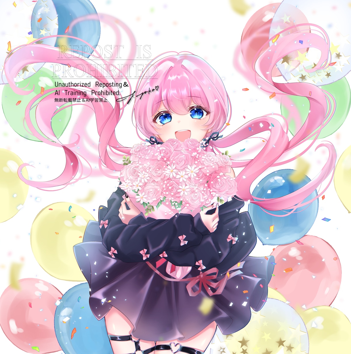 専業絵師が！歌ってみたサムネや1枚絵をお描きします 実績多数！丁寧安心安全！心を込めて描きます！ イメージ1