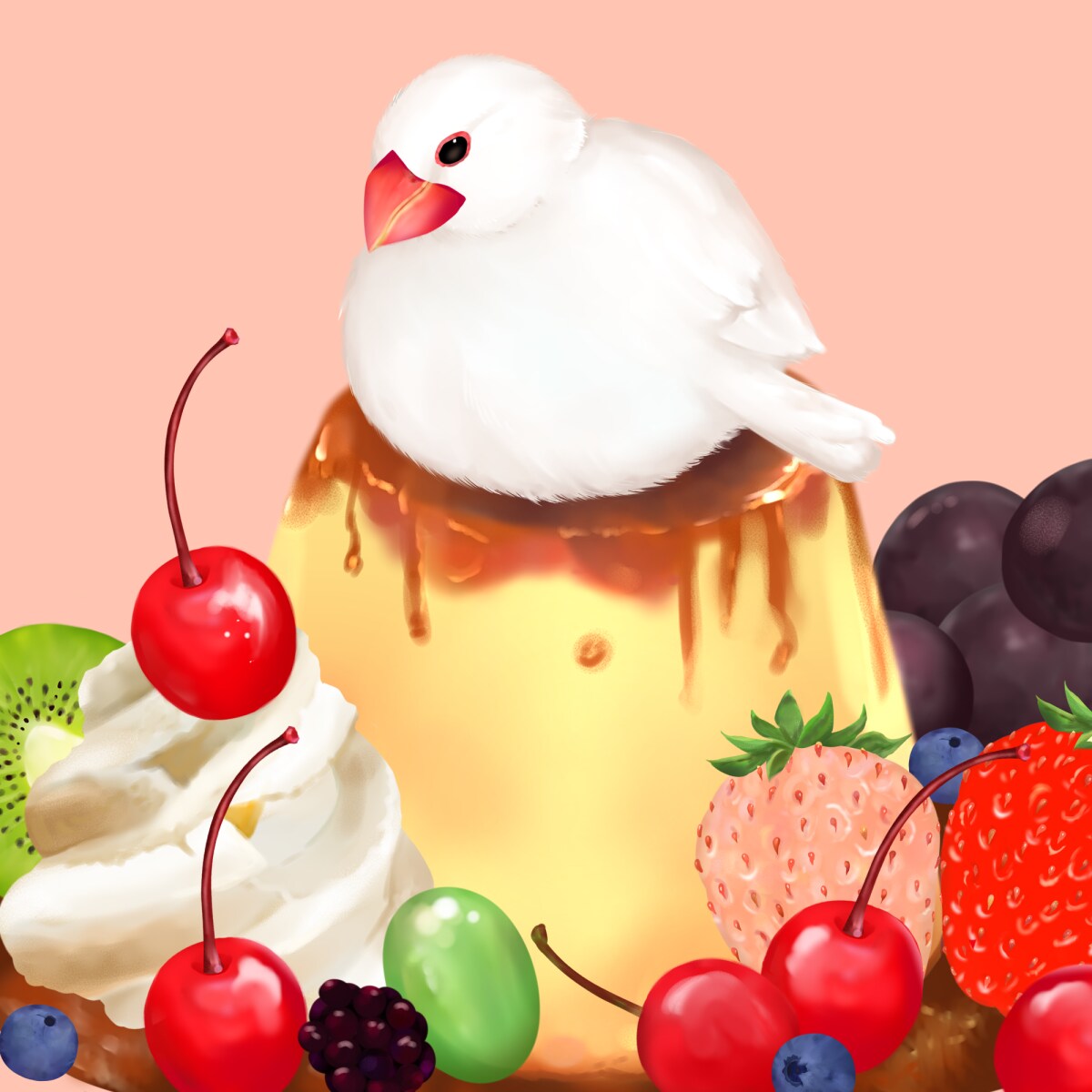 大事な小鳥さんお描きます 鳥が好きなあなたへ。可愛いからかっこいいまで全てお描きします イメージ2