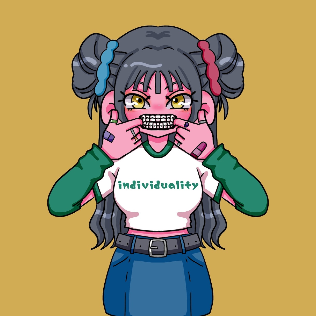 ポップな可愛いイラストお描きします 迅速対応！SNSアイコンなど用途は色々！ イメージ1