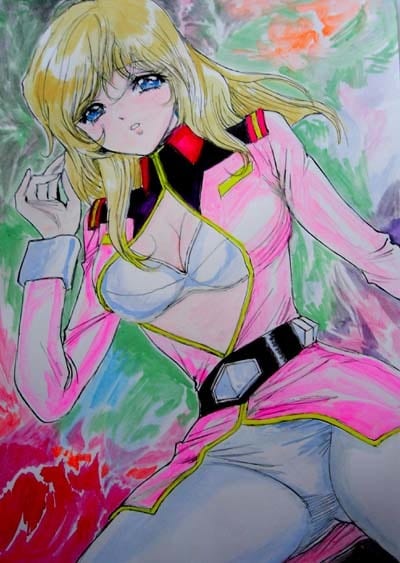 手描き同人イラストを描かせていただきます Å４のケント紙にアクリル絵の具で彩色するイラストです イメージ3
