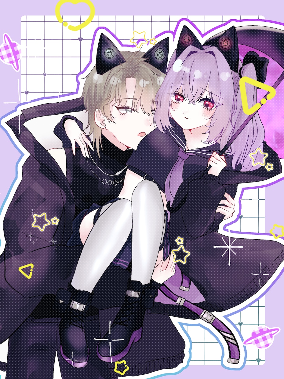 配信・SNSで使える！オリジナルイラスト制作します ◆ざっくりしたイメージでも◎初依頼も安心！◆ イメージ5