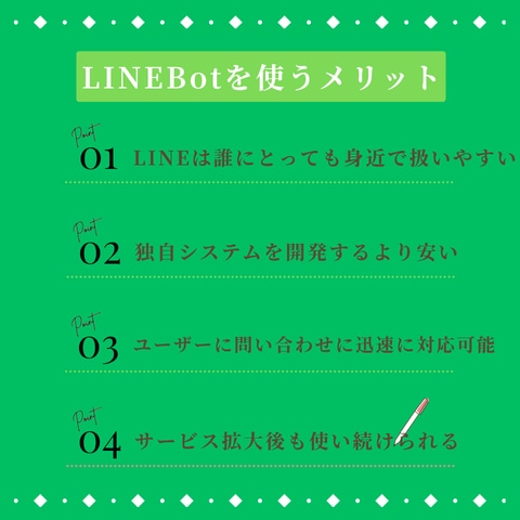 LINEチャットBot開発をします チャットBot開発のプロが0から代行・サポートします イメージ2